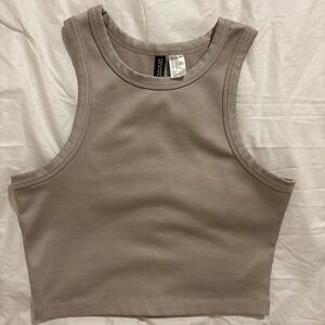h&m shell gray tank 🩶